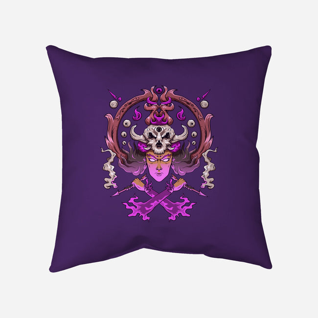 Woman Warrior-none removable cover w insert throw pillow-Wahyu Azizi