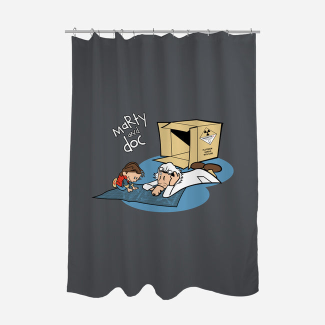 Marty & Doc-none polyester shower curtain-vtorgabriel
