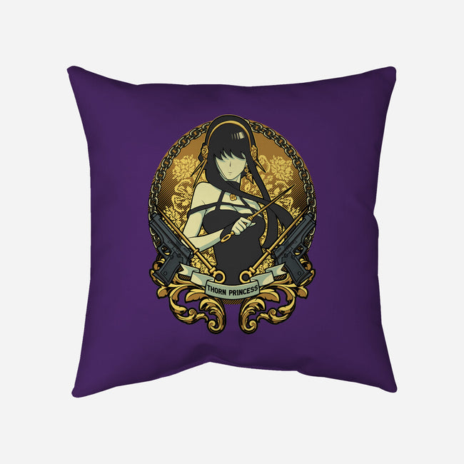 Thorn Princess-none removable cover w insert throw pillow-Astrobot Invention