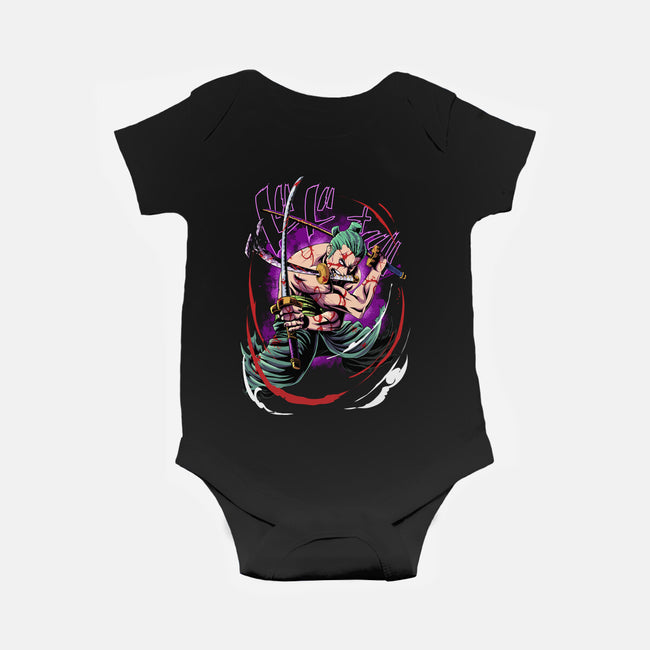 Samurai Extreme Power-baby basic onesie-Nihon Bunka