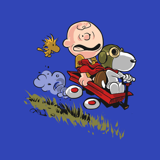 Charlie And Snoopy-none stretched canvas-zascanauta