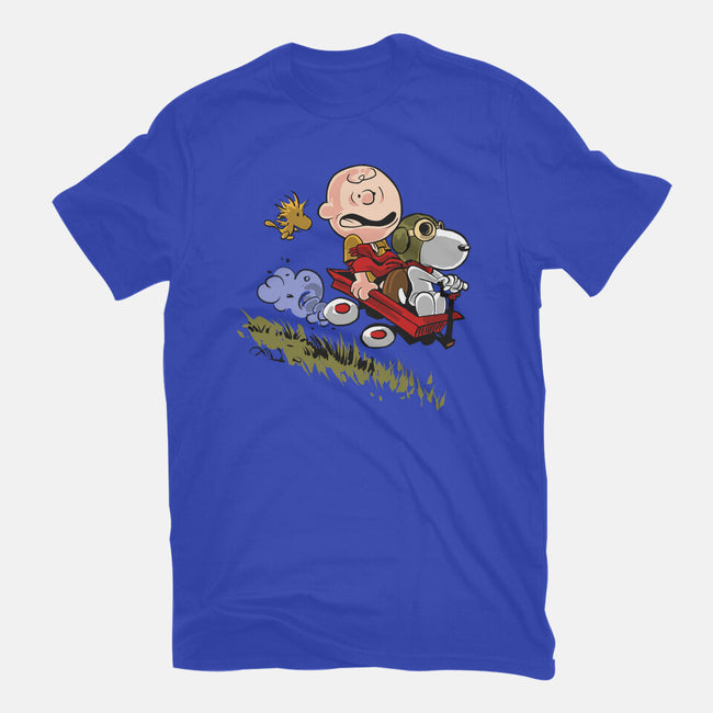 Charlie And Snoopy-mens basic tee-zascanauta