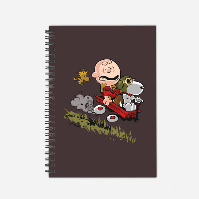 Charlie And Snoopy-none dot grid notebook-zascanauta