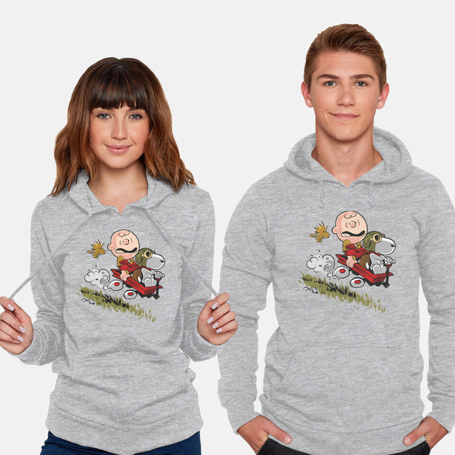 Charlie And Snoopy-unisex pullover sweatshirt-zascanauta