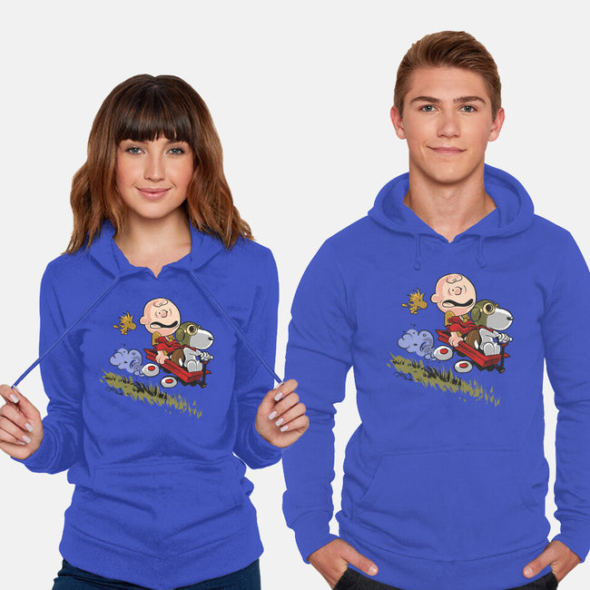 Charlie And Snoopy-unisex pullover sweatshirt-zascanauta
