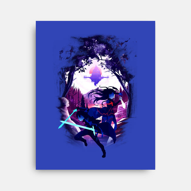 Swordsman Couple-none stretched canvas-bellahoang