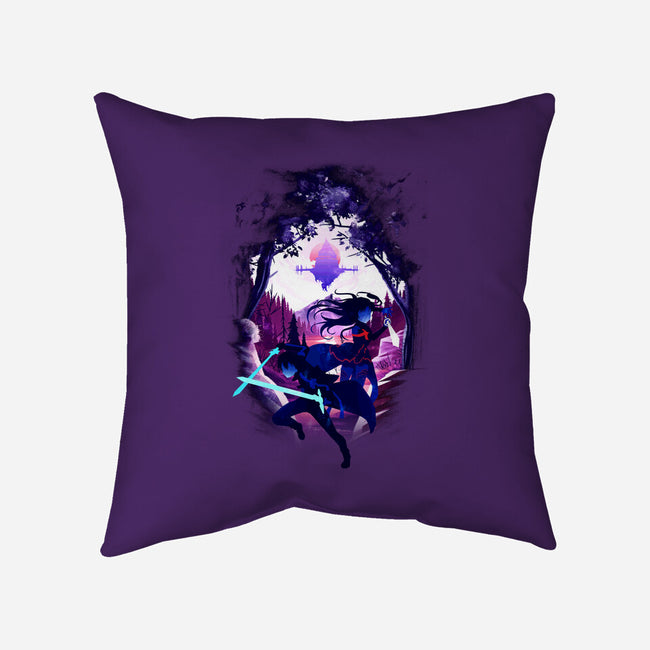 Swordsman Couple-none removable cover w insert throw pillow-bellahoang