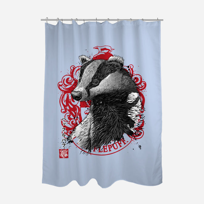 Loyalty And Fairness Sumi-E-none polyester shower curtain-DrMonekers