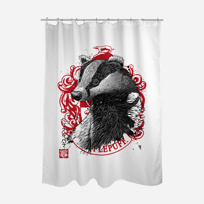Loyalty And Fairness Sumi-E-none polyester shower curtain-DrMonekers