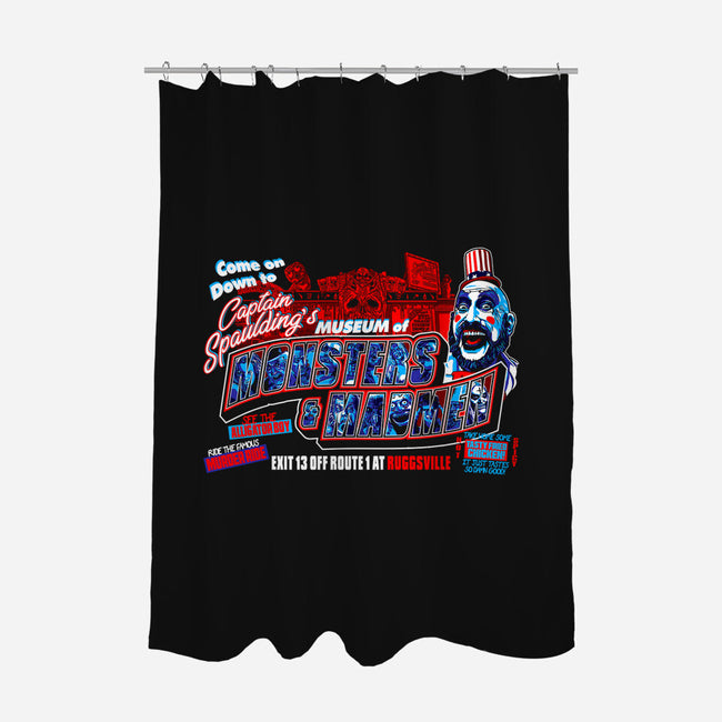 Museum Of Monsters And Madmen-none polyester shower curtain-goodidearyan