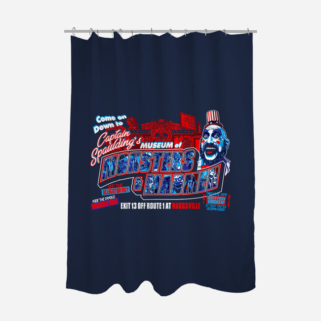 Museum Of Monsters And Madmen-none polyester shower curtain-goodidearyan