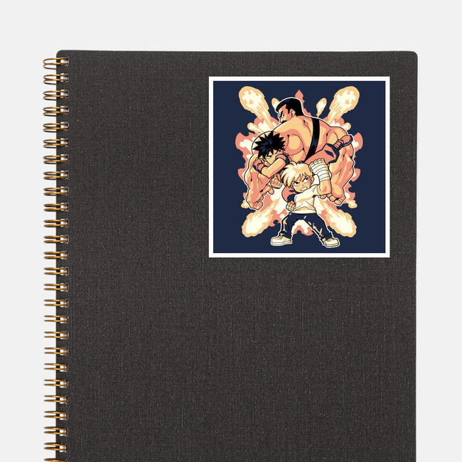 Checking Out The City-none glossy sticker-1Wing