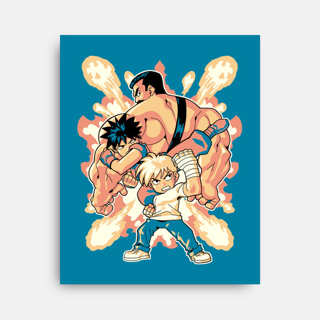 Checking Out The City-none stretched canvas-1Wing