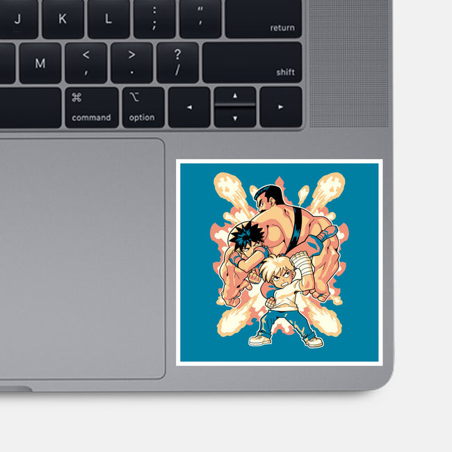 Checking Out The City-none glossy sticker-1Wing