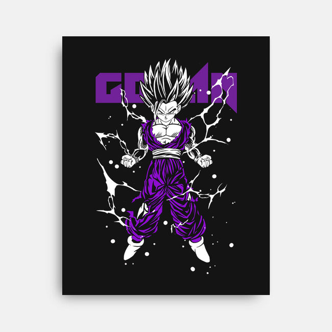 Gohan-none stretched canvas-Seeworm_21