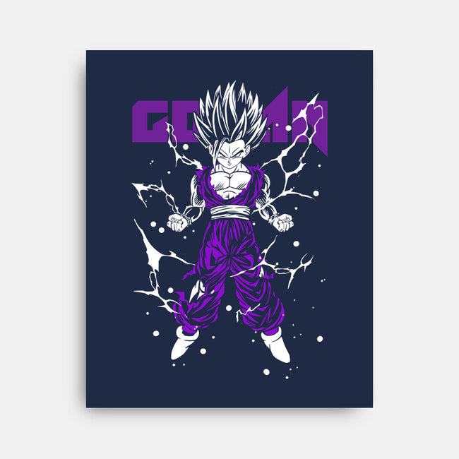 Gohan-none stretched canvas-Seeworm_21