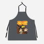 Itchy Scratchy Scream-unisex kitchen apron-leepianti