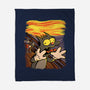 Itchy Scratchy Scream-none fleece blanket-leepianti