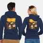 Itchy Scratchy Scream-unisex zip-up sweatshirt-leepianti