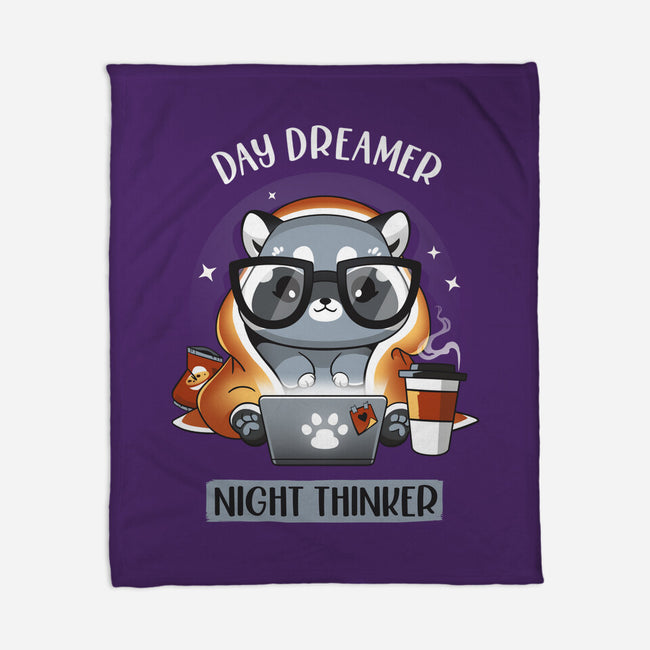 Nocturnal Personality-none fleece blanket-Snouleaf