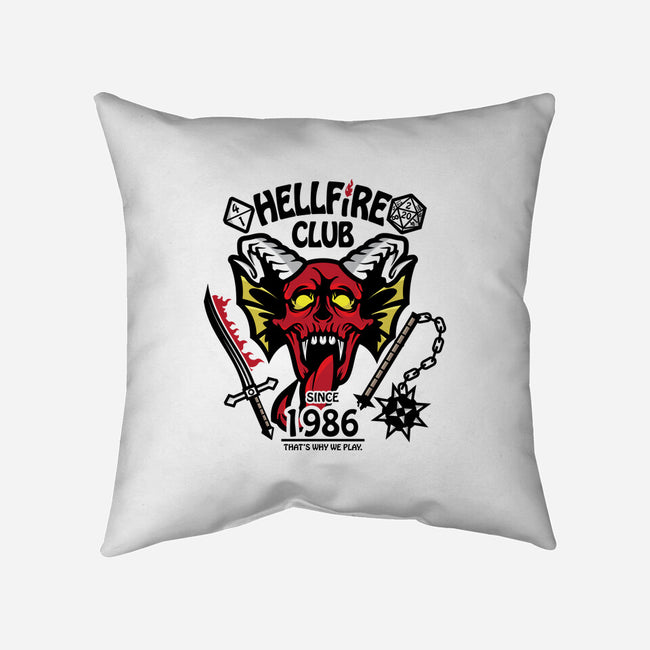 Hellfire-none removable cover throw pillow-jrberger