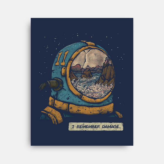 I Remember Damage-none stretched canvas-kg07