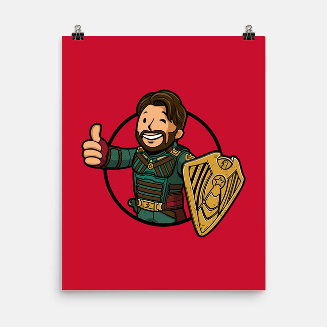 Vault Soldier Boy-none matte poster-Boggs Nicolas