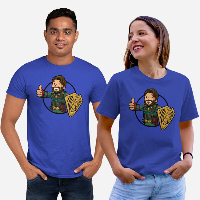 Vault Soldier Boy-unisex basic tee-Boggs Nicolas