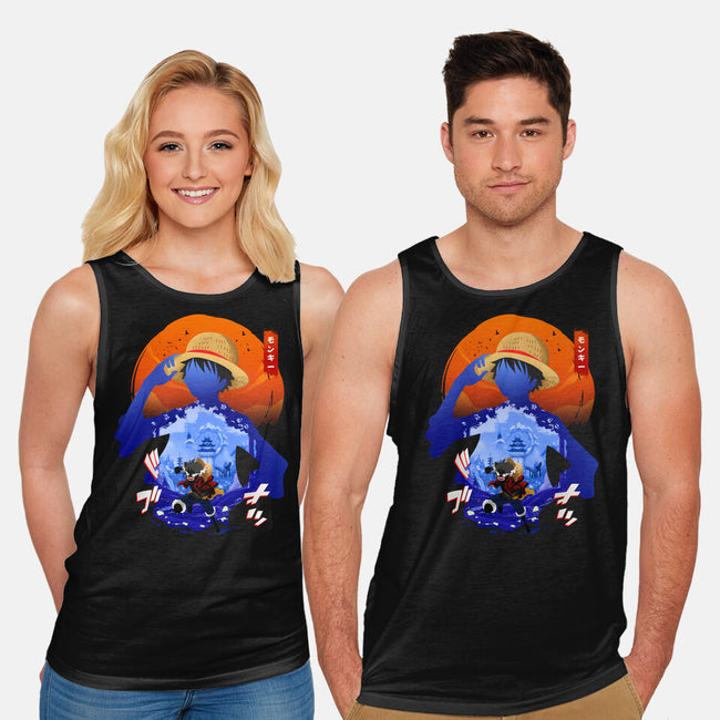 Pirate King Wano-unisex basic tank-bellahoang