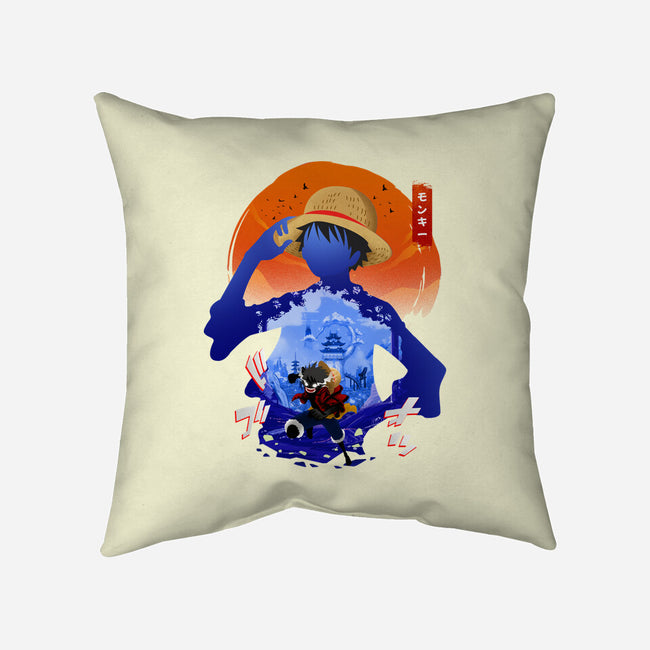 Pirate King Wano-none removable cover w insert throw pillow-bellahoang