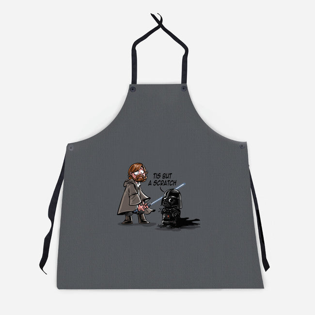 Scratch Wars-unisex kitchen apron-zascanauta