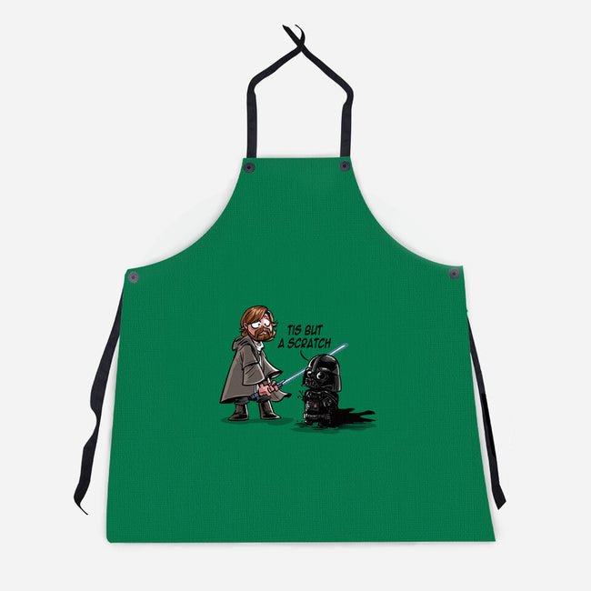 Scratch Wars-unisex kitchen apron-zascanauta