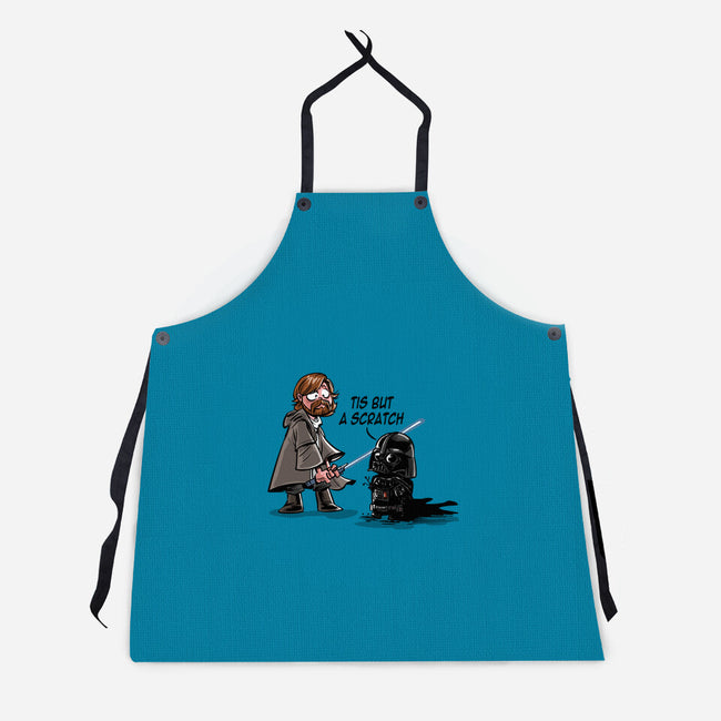 Scratch Wars-unisex kitchen apron-zascanauta