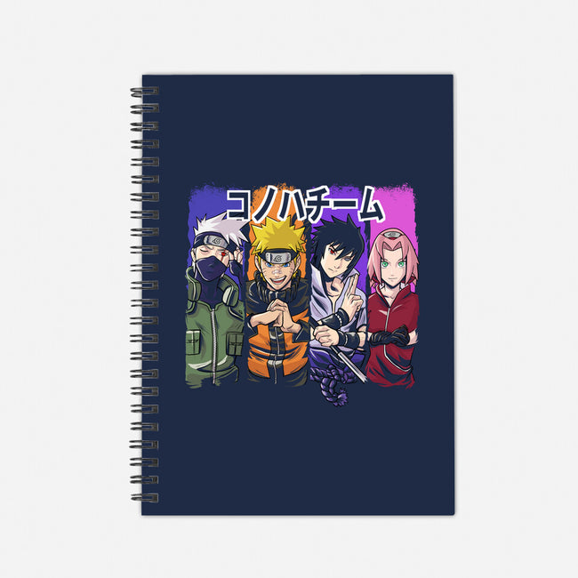 Sensei And His Disciples-none dot grid notebook-Conjura Geek