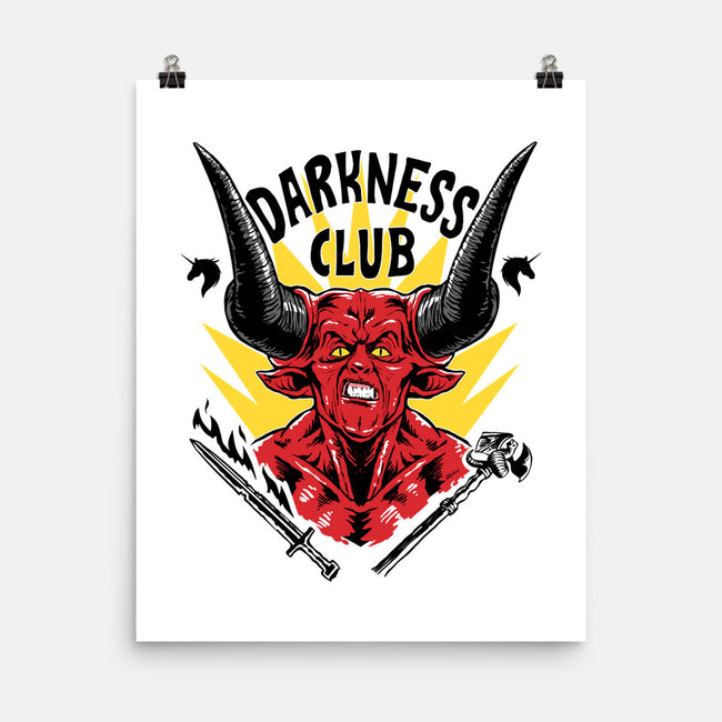 Darkness Club-none matte poster-Andriu