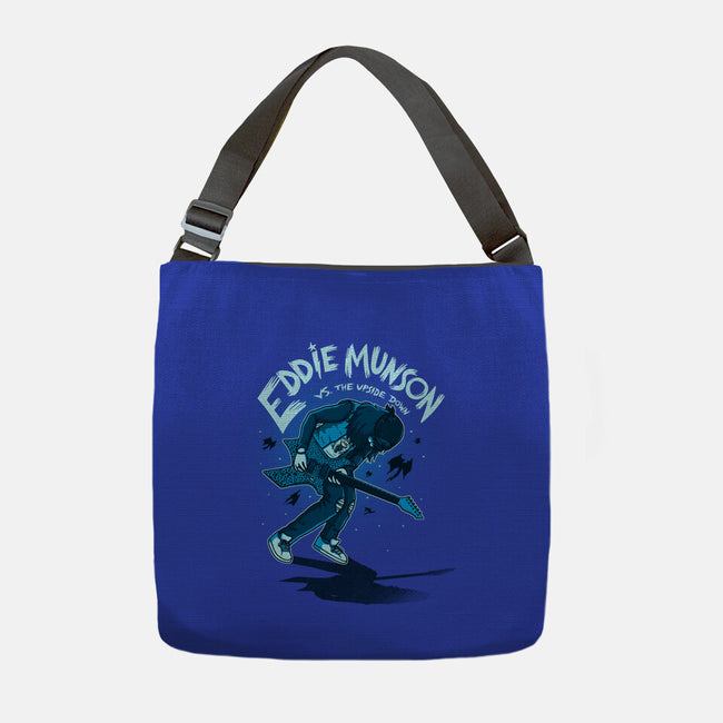Eddie Vs The Upside Down-none adjustable tote bag-paulagarcia