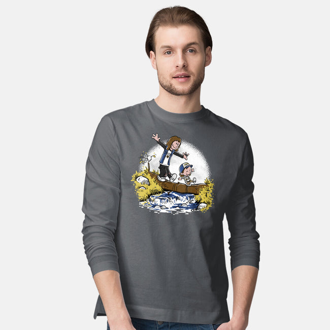 Eddie and Dustin-mens long sleeved tee-paulagarcia