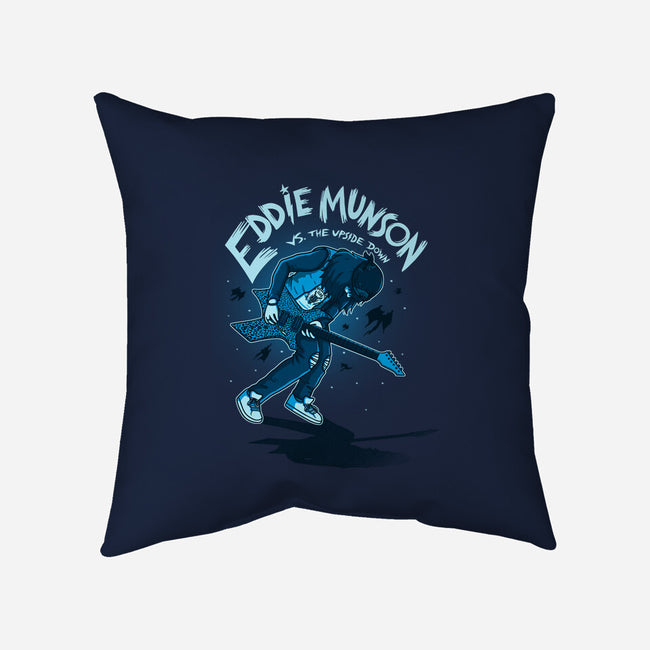 Eddie Vs The Upside Down-none removable cover w insert throw pillow-paulagarcia