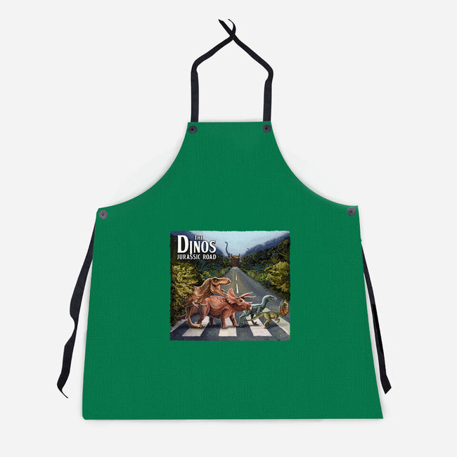 Jurassic Road-unisex kitchen apron-daobiwan