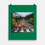 Jurassic Road-none matte poster-daobiwan