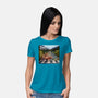 Jurassic Road-womens basic tee-daobiwan