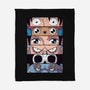Straw Hat Eyes-none fleece blanket-danielmorris1993