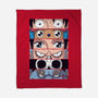 Straw Hat Eyes-none fleece blanket-danielmorris1993