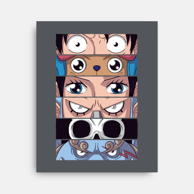 Straw Hat Eyes-none stretched canvas-danielmorris1993