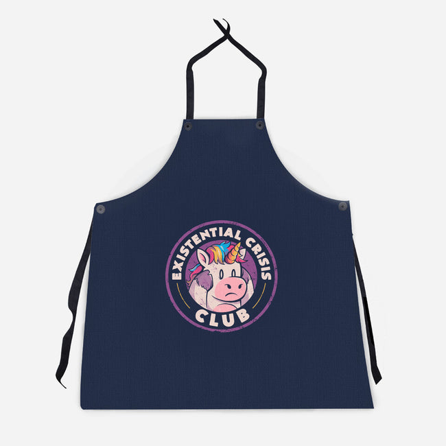 Existential Crisis Club-unisex kitchen apron-eduely