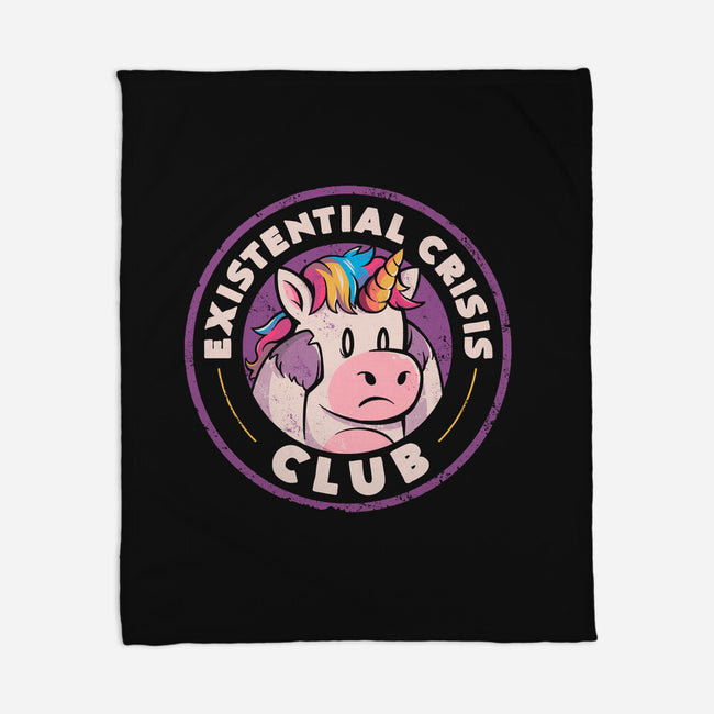 Existential Crisis Club-none fleece blanket-eduely