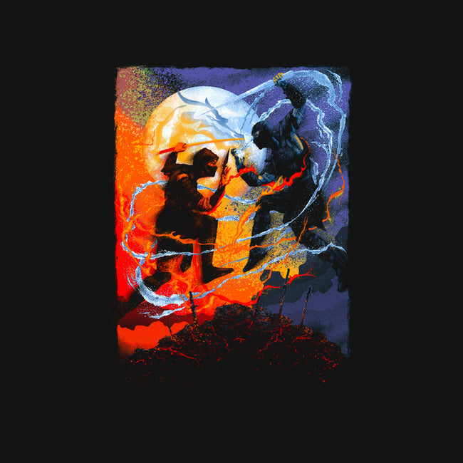 Mortal Battle-unisex basic tee-rondes