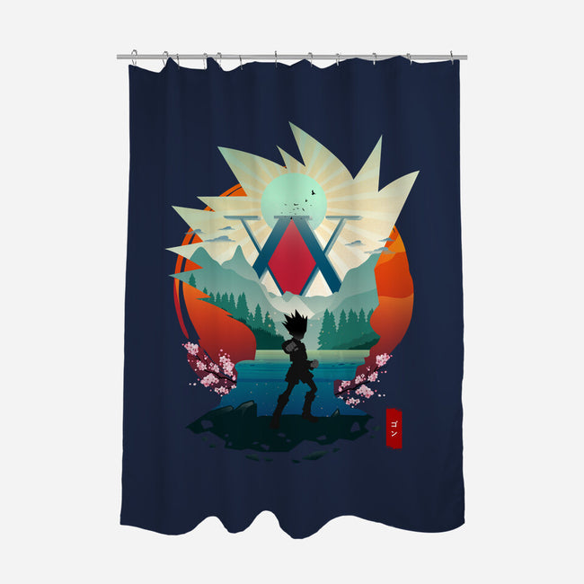 On A Quest-none polyester shower curtain-bellahoang