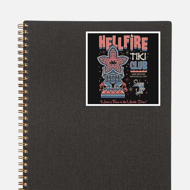 Hellfire Tiki Club-none glossy sticker-Nemons