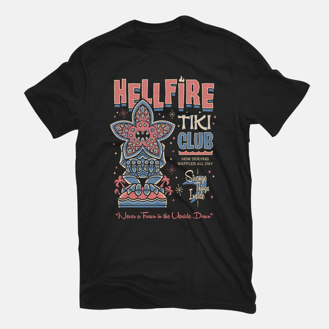 Hellfire Tiki Club-womens fitted tee-Nemons